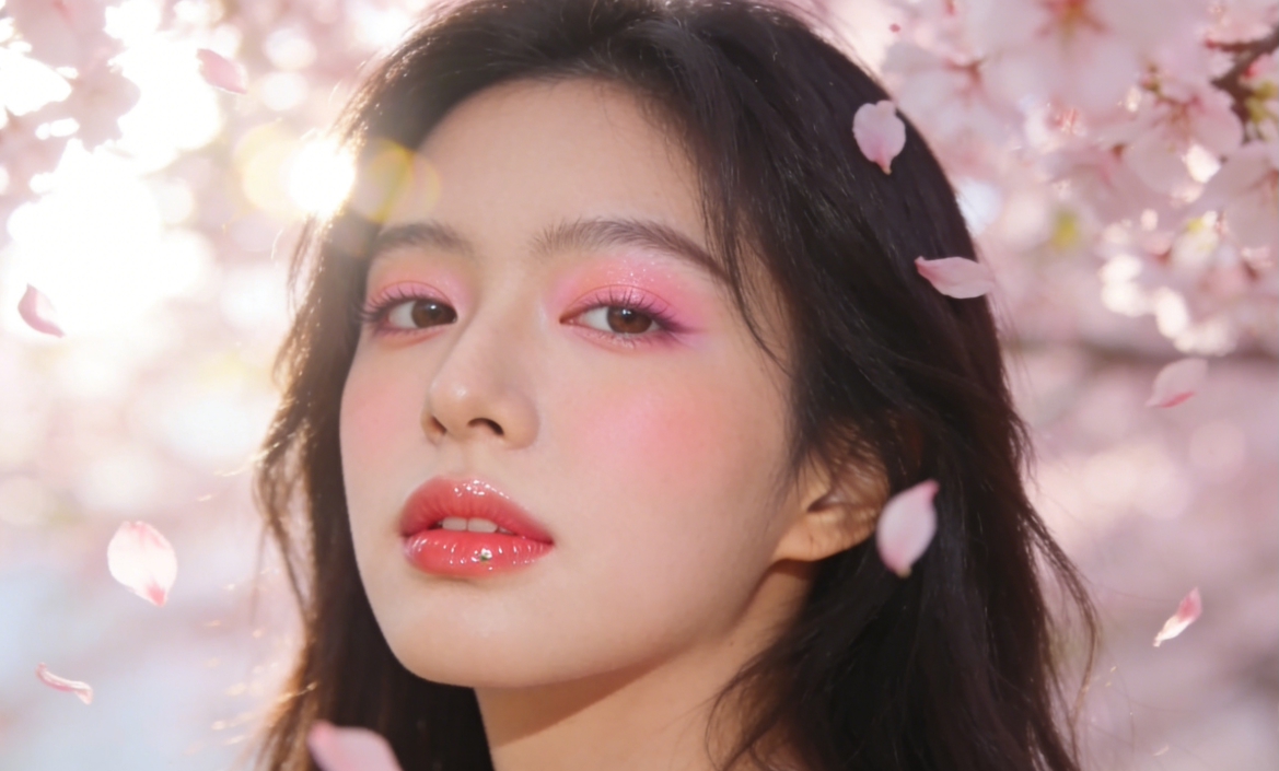 果冻感蜜桃·春日约会妆