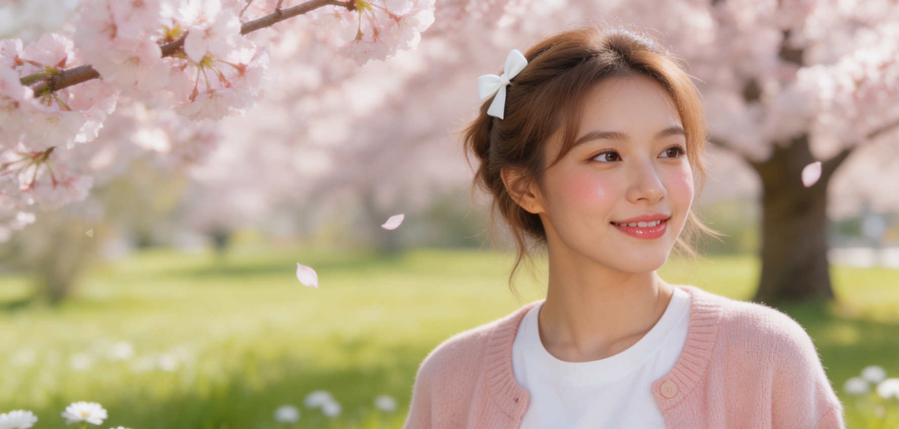 春日约会妆细节