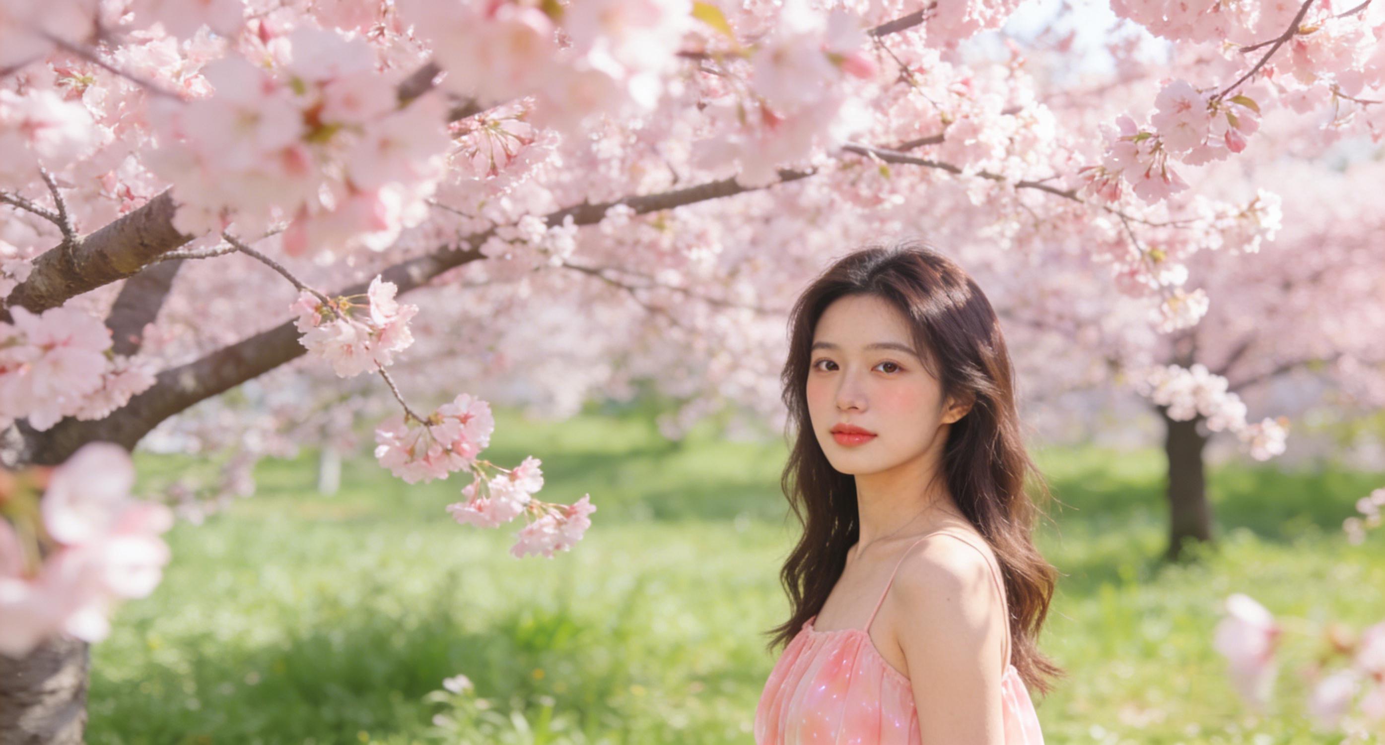 春日妆容完成效果