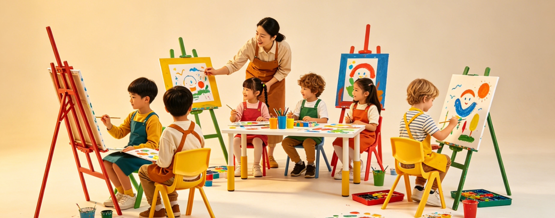 儿童创意美术沙龙