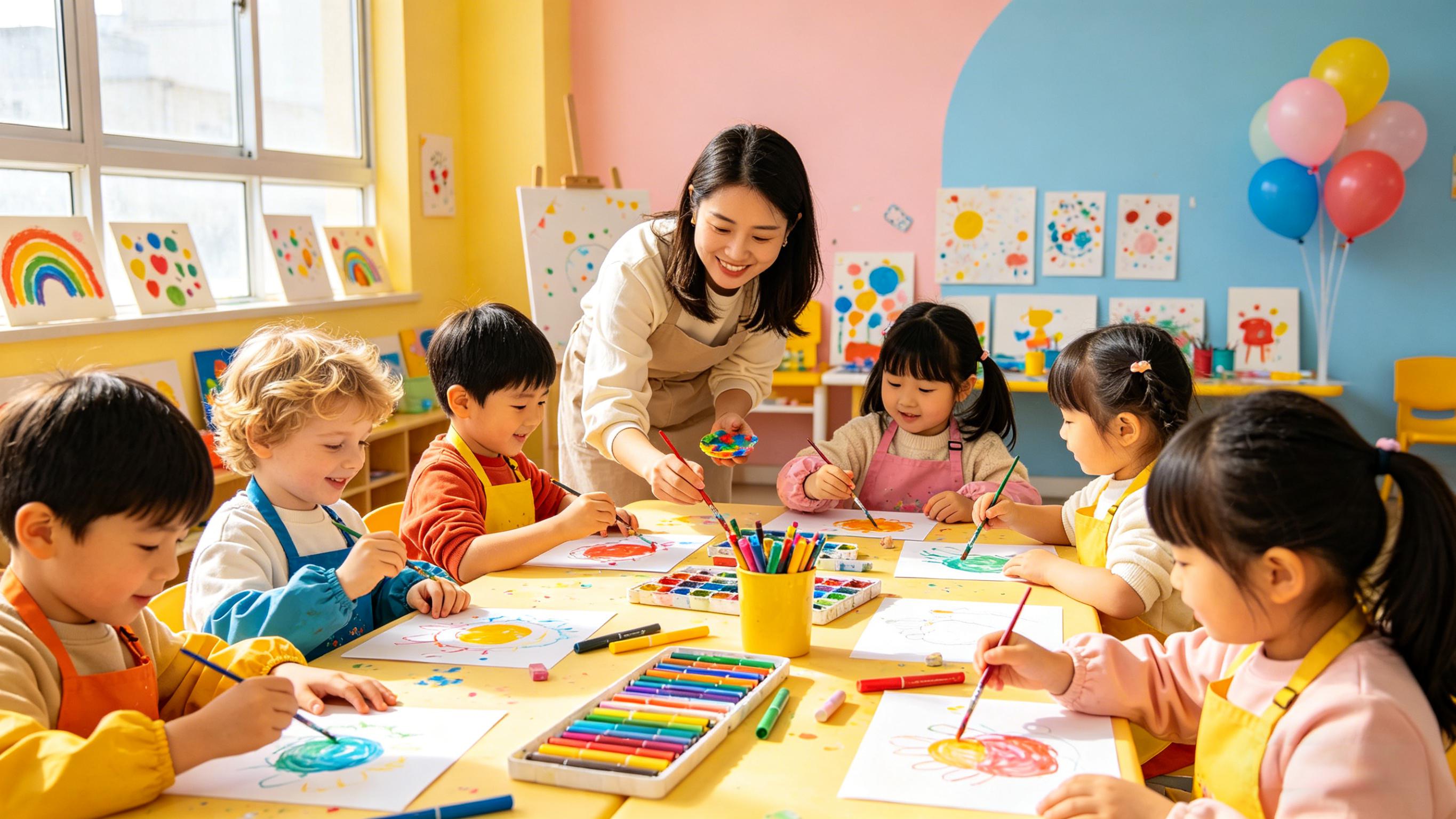 儿童创意美术沙龙