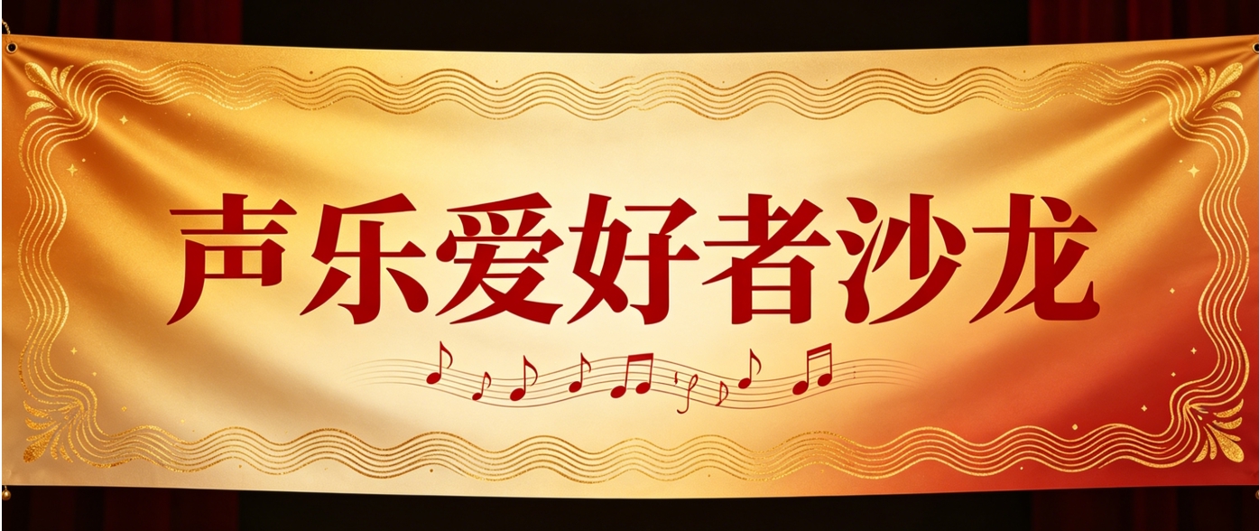 声乐沙龙宣传图