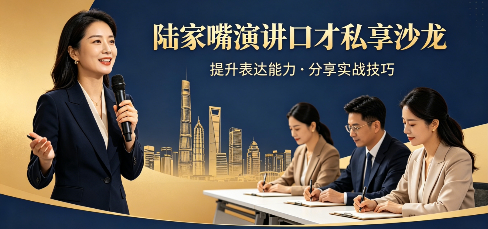 演讲口才沙龙宣传图