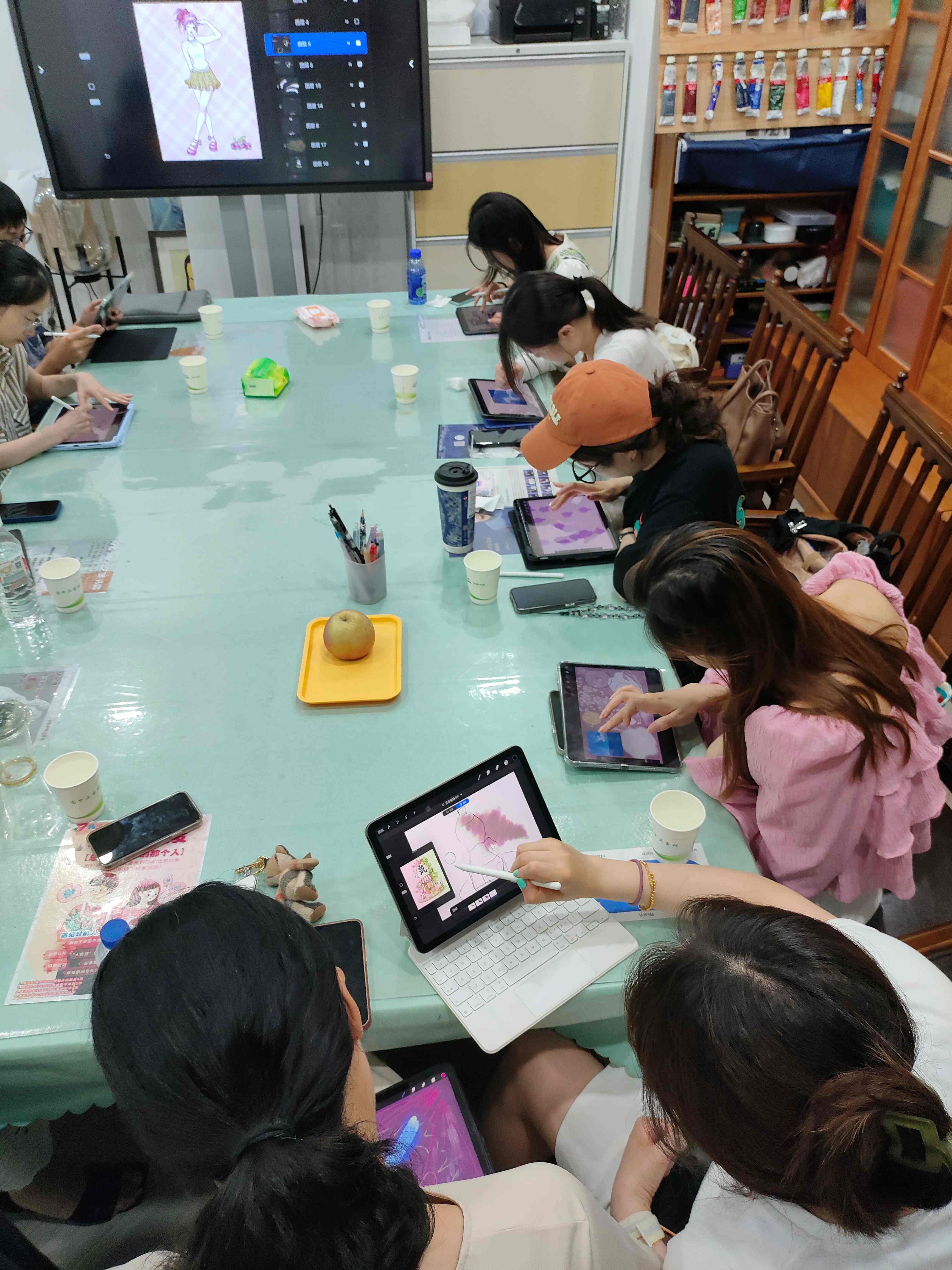 IPAD板绘课堂现场2