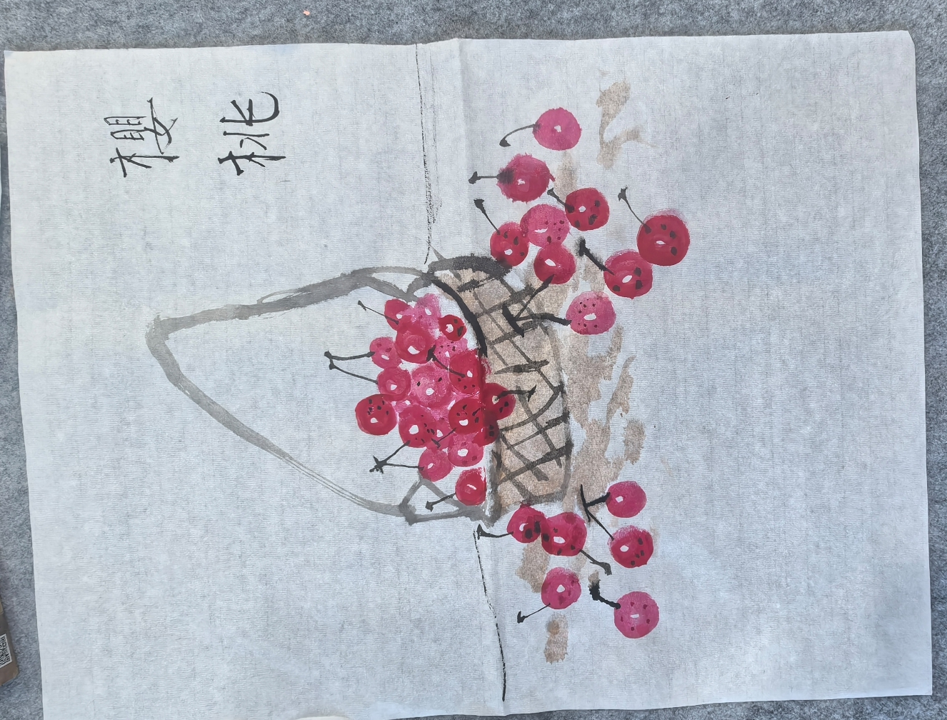 学员的国画作品