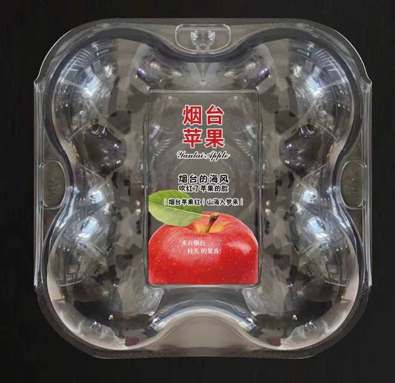 四粒装苹果包装