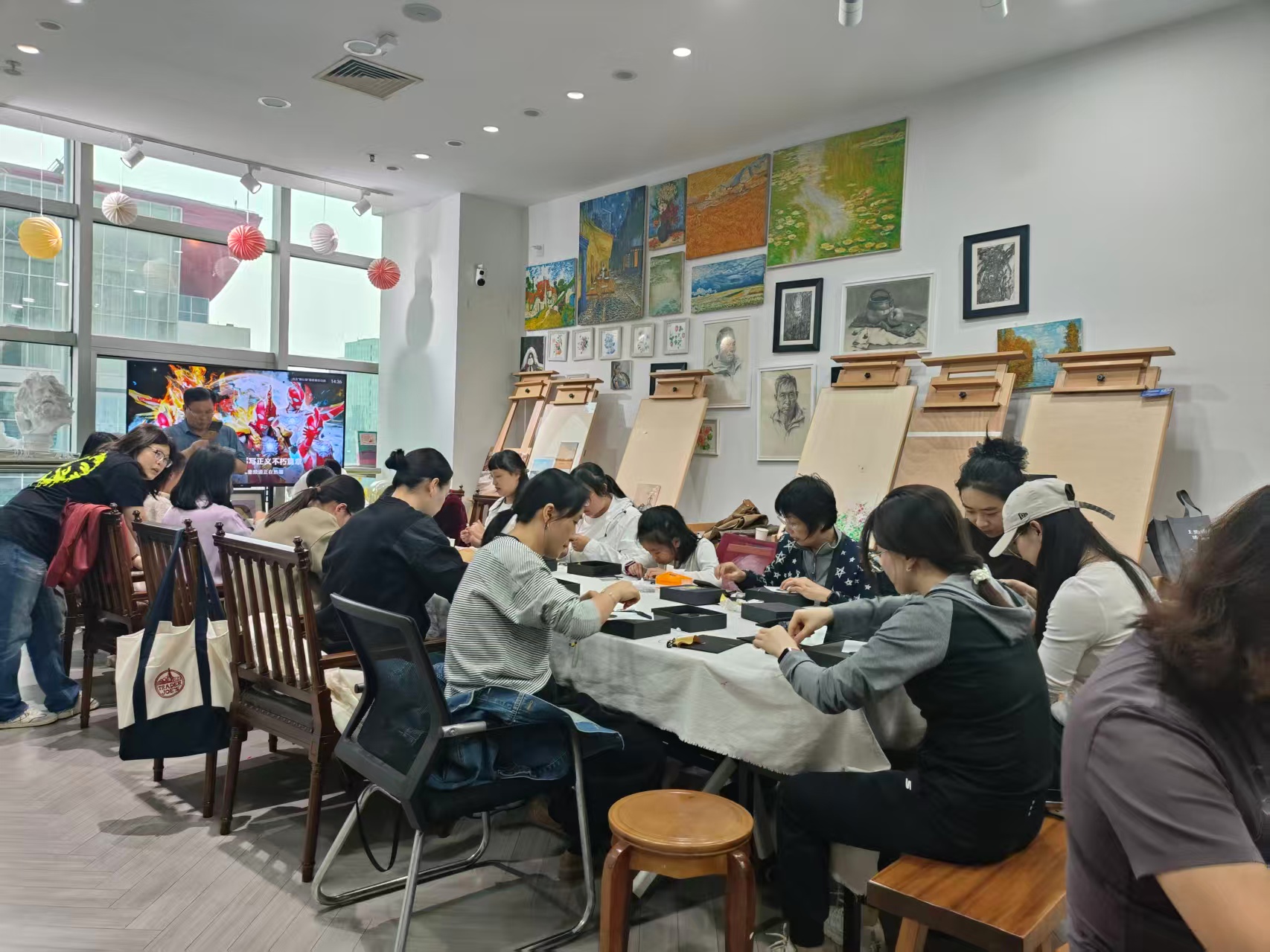 珍珠团扇活动合影